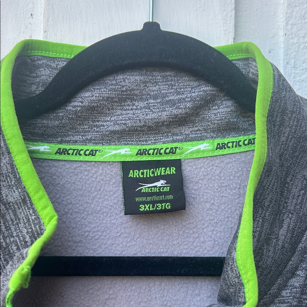 Arctic Cat Men's Performance Jacket in Charcoal and Lime